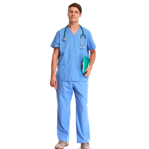 Uniforme médico Scrubs conjunto deportivo estilo Jogger enfermera Hospital ropa médica buena suave para hombres y mujeres de SaoMai FMF fábrica - Product Image 2