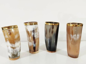 แก้วน้ำทำมือจากเขาควาย เป็นมิตรกับสิ่งแวดล้อม สำหรับชา กาแฟ และเบียร์ - Product Image 3