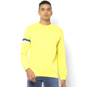 เสื้อสเวตเชิ้ตคอกลมผู้ชาย ทรงปกติ ผ้าถักโพลีเอสเตอร์ เป็นมิตรกับสิ่งแวดล้อม ใส่สบายๆ ในฤดูใบไม้ร่วง แขนยาว - Product Image 3