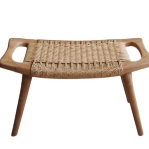 เก้าอี้ไม้สักทำมือยี่ห้อ Eun สไตล์ร่วมสมัยแบบมินิมอล พร้อมการตกแต่งแบบธรรมชาติรักษ์โลก เหมาะสำหรับตกแต่งบ้าน รีสอร์ท และเฟอร์นิเจอร์ร้านกาแฟ - Product Image 5