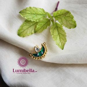 Kundan Nose Ring-Fashion Body Jewelry - Product Image 2