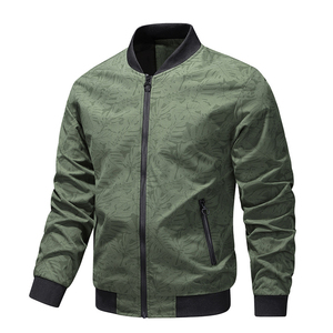 Trendy <b>Mens</b> Bomber Jacket New Fashion Design High Quality Eco Friendly Breathable Stand Collar <b>Winter</b> <b>Wear</b> Wholesale Deal - Product Image 1