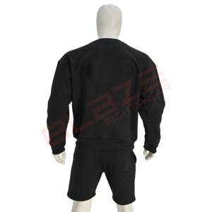 Logo personnalisé Survêtements Hommes Costumes À Manches Courtes Col Ras Du Cou 100% Coton T Shirt Gym Shorts Running Hommes Shorts Ensembles - Product Image 4