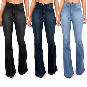Jeans de corte mom fit para mujer, cintura alta, pantalones de mezclilla relajados, tela suave, estilo vintage, cómodos para el día a día. - Product Image 1