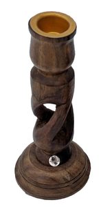 Wood Round Candle Stand-Heat Resistant Handmade Custom Printed Home <b>Decoration</b> for Christmas - Product Image 2