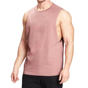 Camisetas sin Mangas de Estilo Casual para Hombre, 100% Algodón, Tejido de Punto, Diseño Profesional, Transpirable, Alta Calidad, Mejor Precio, Ajustable - Product Image 1