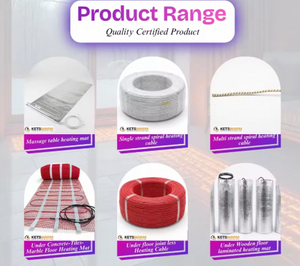 KETS WARM Plastic Foot <b>Pad</b> Room Heater Energy Saving Adjustable Thermostat Electric Portable Carpet Household Commercial Hotel - Product Image 2