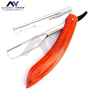 Straight Razor Classic Shaving Pure Natural Wood Handmade Handle Traditional Barber Wet Shave <b>Men</b> Vintage Grooming Experience - Product Image 3