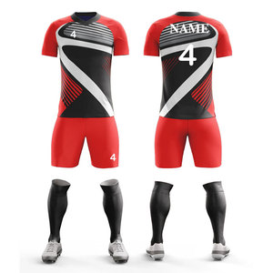 Tenue de football en polyester/nylon hautement extensible, vêtements d'entraînement, kit sportif, toutes saisons, été, uniforme de football pour adultes, ensembles pour jeunes - Product Image 1
