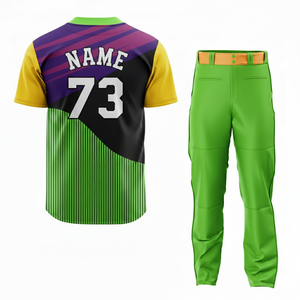 Tenues de baseball personnalisées professionnelles 2026 – Ensemble maillot et pantalon sublimé imprimé en gros – Vêtements de sport unisexes pour équipes – OEM ODM – Manches courtes - Product Image 5