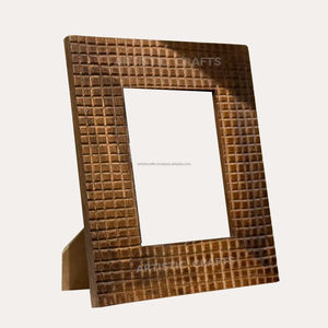 Cadre photo écologique créatif en résine de bois de manguier avec impression personnalisée et affichage mural - Product Image 2