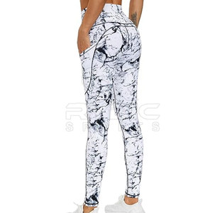 Fashion Wears Fitness Apparel Women Sublimation <b>Leggings</b> Crafted With Smooth <b>Texture</b> Fabric And Factory Direct Pricing - Product Image 5