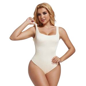 Faja Moldeadora de Cintura para Mujer, Sin Costuras, Suave, Transpirable, Cuello Cuadrado, Ajustada al Cuerpo - Product Image 5