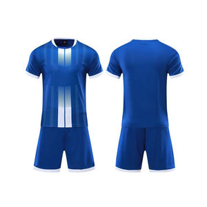 Tenues de football unisexes personnalisées, ensembles d'uniformes de football, maillots sublimés, shorts respirants, légers, séchage rapide, 100% polyester - Product Image 6