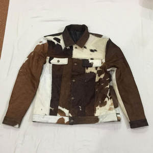 เสื้อแจ็คเก็ตหนังผู้ชายราคาส่ง รับทำโลโก้ แจ็คเก็ตหนังวัวคุณภาพสูง แจ็คเก็ตหนังวัวแท้สำหรับฤดูหนาว - Product Image 2