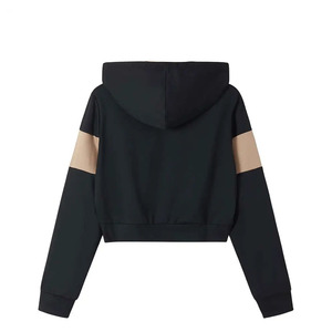 <b>Winter</b> Women's Hooded Crop <b>Top</b> Hoodies-Eco-Friendly Breathable Canvas Casual Wear for <b>Winter</b> Outdoor Activities High Quality - Product Image 6