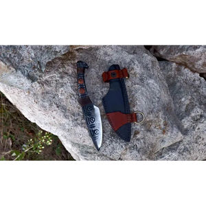 Burraq - Espada Medieval Antigua Hecha a Mano, Personalizada, OEM, Forjada a Mano en Acero al Carbono, Hoja No Ajustable, Grosor Personalizado, Multifuncional - Product Image 2