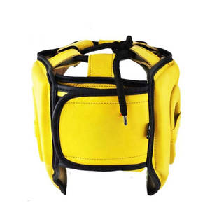 Protector Facial Completo de Boxeo y Sparring de Alta Calidad, Cuero Vacuno Genuino, Color Personalizado, Impermeable, Transpirable, Cierre de Gancho y Bucle - Product Image 4