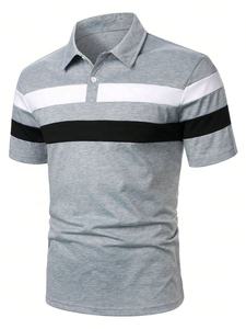 Camisas de Golf Bordadas Transpirables para Hombre, Estilo Europeo y Americano, Personalizadas al por Mayor, de Alta Calidad, con Opciones de Tallas Grandes - Product Image 5