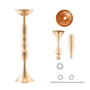 Set di 24 Vasi Metallici Dorati da 50cm/19.7FT per Fiori, Supporti Alti per Composizioni Floreali, Decorazioni per Centrotavola Matrimoniali - Product Image 1