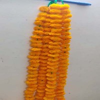 Bunga Marigold Oranye Realistis Baru, Tampilan Alami, Rangkaian Bunga Pernikahan, Daun, Buah Buatan, Hari Ibu