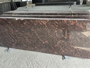 Granito Negro Marrón Exótico Premium en Losa Grande con Patrón de Ondas Naturales y Superficie Pulida para Encimeras, Pisos y Paredes Decorativas - Product Image 3