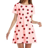 Vestido Camisero Largo de Verano para Mujer, Talla Grande, Bordado, Casual, Manga Corta, 100% Algodón, Logotipo Personalizado, Transpirable
