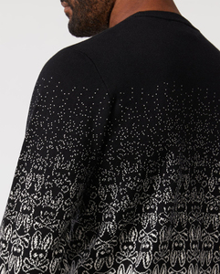 Men's <b>Black</b> <b>Wool</b>/Viscose Anti-Pilling Knitted <b>Cardigan</b> Full Sleeve Winter Wear - Product Image 6