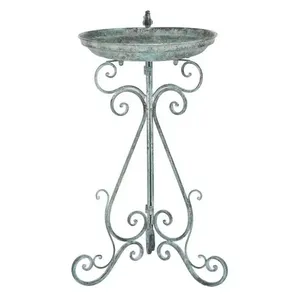 Eco-Friendly Aluminium Modern Bird Bath for Small Birds Outdoor <b>Garden</b> Decoration Water <b>Feature</b> Stand Handmade - Product Image 1
