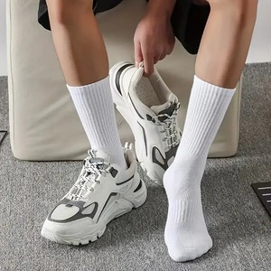<b>Women</b> Men Striped Crew <b>Socks</b> Breathable Spandex Athletic Sports Pack Soft Knitted Mid Calf Casual Everyday CLASS 4 <b>Compression</b> - Product Image 6