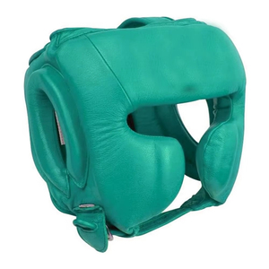 Casque de boxe en cuir pour adultes et enfants, protection de tête pour entraînement de karaté, muay thai, arts martiaux, taekwondo, boxe - Product Image 1