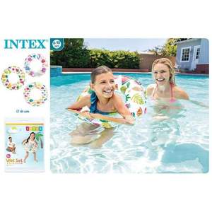 Bouée de natation gonflable de 61 cm avec roues 3/S – Accessoire ludique pour activités aquatiques - Product Image 3