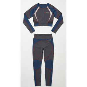 Ensemble de survêtement d'entraînement personnalisé pour hommes et femmes, respirant, en polyester, pour la gym et la course, vente en gros OEM - Product Image 5