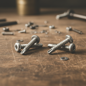 Punta Autoperforante de Cabeza Plana Modelo PDC 7.1, Acero Inoxidable (304/316/410), Rosca Métrica/Pulgada Estándar, Acabado Natural, Clase 8 - Product Image 1