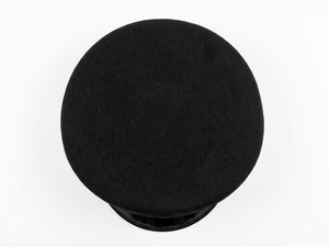 Casquette de cérémonie noire de haute qualité personnalisée avec broderie de feuille de chêne dorée royale, casquette à visière pour officier - Product Image 5