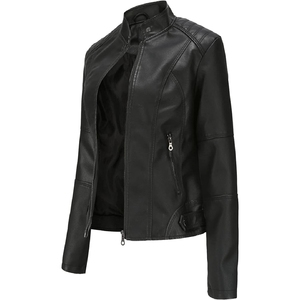 Bon Fournisseur Produit le Plus Vendu Fait Main Prix Compétitif Design Unique Vestes en Cuir Véritable pour Femmes - Product Image 5
