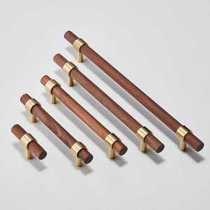 Manijas de Puerta Pulidas Impermeables para Armarios, Cajones y Guardarropas - Madera Natural Exquisita, Estilo Moderno y Natural, Lujo NatureLine - Product Image 5