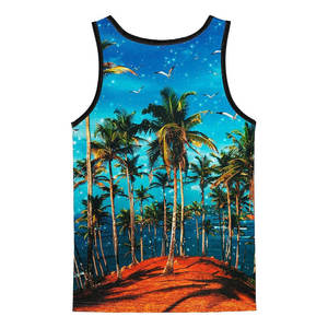 Débardeur de course personnalisé à séchage rapide en polyester, sublimation personnalisée, gilet de sport sans manches pour l'entraînement et la pêche, pour hommes - Product Image 5