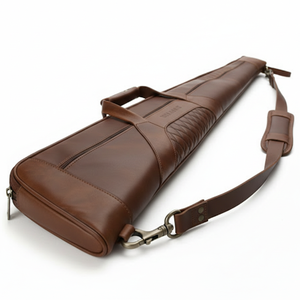 Étui de transport en cuir durable pour fusil de chasse, étui de transport pour fusil de chasse de gros gibier, housse de fusil de chasse en cuir de qualité supérieure à vendre - Product Image 2