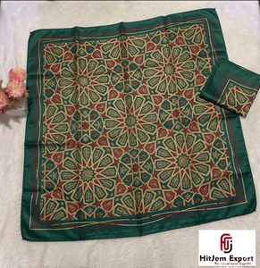 Luxury Satin <b>Scarf</b> Fabric Custom Printed Design OEM ODM Manufacturer With Private Label For Fashion Branding Promotion - Product Image 2