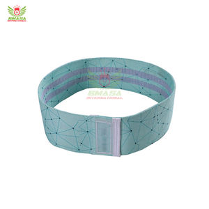 ชุดยางยืดออกกำลังกายสำหรับบริหารสะโพกผู้หญิง แบบวงกลม กว้าง กันลื่น สำหรับออกกำลังกายกล้ามเนื้อก้น ทำจากโพลีเอสเตอร์คุณภาพสูง - Product Image 4