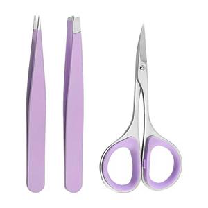 Eyelash Tweezers Stainless Steel Smooth Tip Precision Makeup <b>Tools</b> for Eyelash Extension - Product Image 5