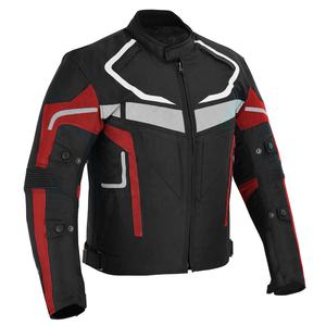 Traje de carreras textil impermeable con diseño personalizado cómodo para motocicletas y carreras de autos con chaqueta y pantalón blindados - Product Image 1