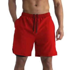 Shorts de bain anti-rides pour hommes, personnalisés, en polyester, pour le surf, avec deux poches - Product Image 2