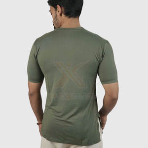 เสื้อยืดออกกำลังกายแบบหนาพิเศษ เป็นมิตรกับสิ่งแวดล้อม เสื้อผ้าผู้ชาย เสื้อยืดออกกำลังกายผู้ชาย ราคาประหยัด - Product Image 2