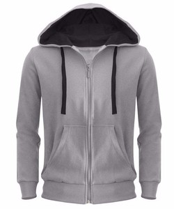 Custom Men Zip Up Hoodie Cotton Fleece Sweatshirt Casual Streetwear <b>Jacket</b> Bulk Apparel Supply - Product Image 1