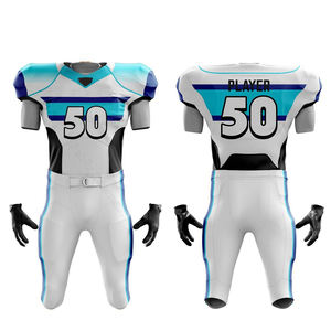 Uniforme de football américain authentique, short personnalisable, pantalon rembourré respirant, équipement d'équipe de gridiron pour les tackles - Product Image 1