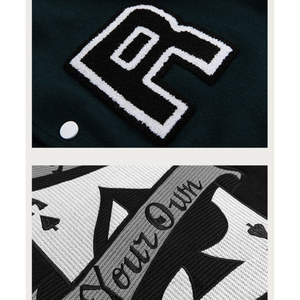 Customized Casual Wear Men's Varsity Jackets with Stand Collar Premium Quality Men Baseball Jacket Available in Different Colors - Product Image 3