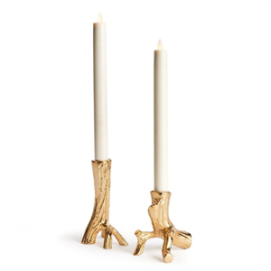 Branch Design Gold <b>Candlestick</b> <b>Holder</b> Set Home Decoration Durable Metal Candle Stand Handmade Candle Tapers - Product Image 5