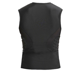 Maillot de compression de football américain pour jeunes avec protection antichoc intégrée – Sous-vêtement de sport pour l'entraînement - Product Image 5
